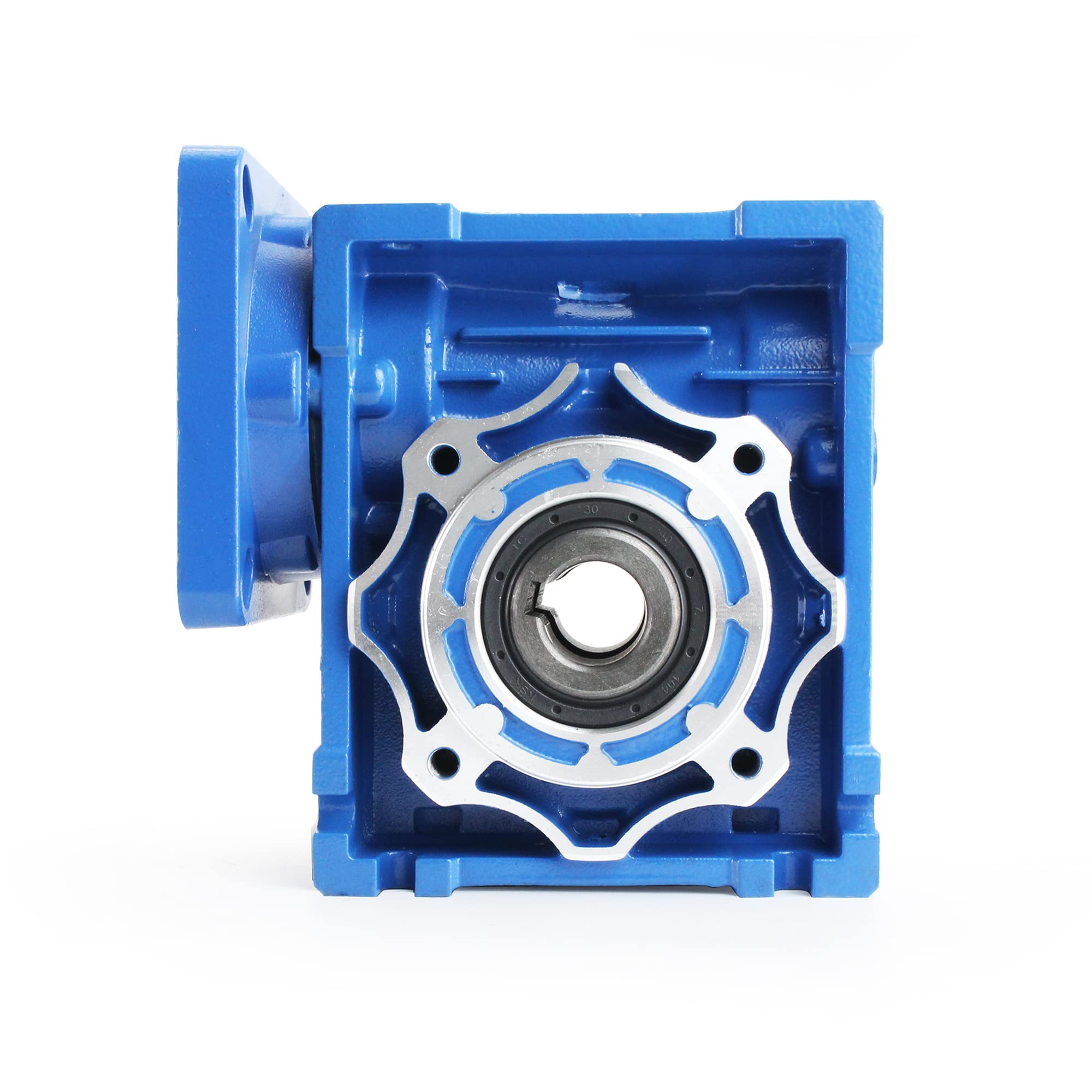 RATTMMOTOR Engrenage à vis sans fin NMRV040 - Rapport de réduction 7,5:1 - Réducteur en métal pour servomoteur/moteur pas à pas Nema34
