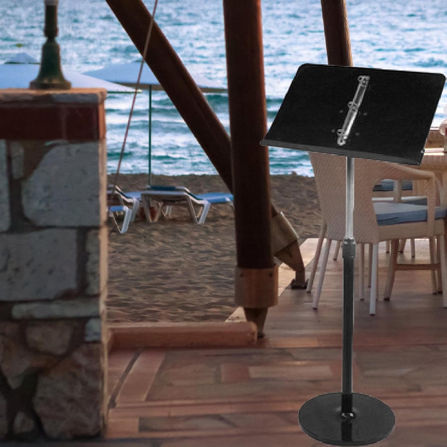 調節可能なフロアスタンディングサインホルダースタンド プロフェッショナルポスターディスプレイ 店舗屋内メニュー用 ホールパンチャー付