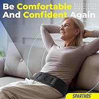 Vista 3 de Sparthos Sacroiliac Si Hip Belt Relief from Si Joint, Sciatica, Lower Back Pain - Support Brace for Women and Men - for Sacral, Hip Loc Up, Anterior