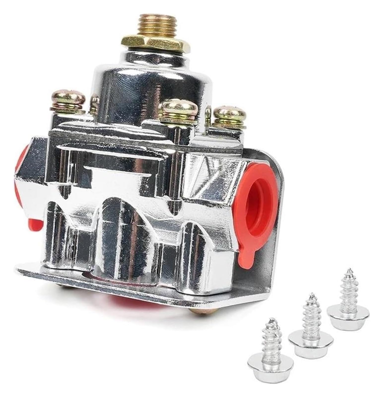 para Holley para Edelbrock 12-804 12-803 4 1/2 a 9 PSI Aleación de Zinc Combustible Presión Regulador Carburador Piezas Puerto NPT 1-4 3/8 pulg Kit Reparación Carburador(12-803) | 12-803