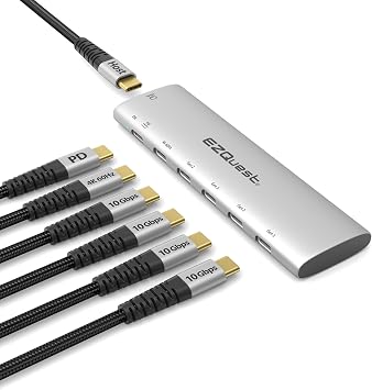 INC. USB Type-C Slim HUB GEN 2 Adapter 6-in-1
