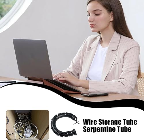 Miniatura 2 de Cable Sleeves - Flexible Snake Shape Wire Storage Tubing,Wire Management Sleeve - for Pc TV Phone Laptop Tablet Cinema Home Dorm School
