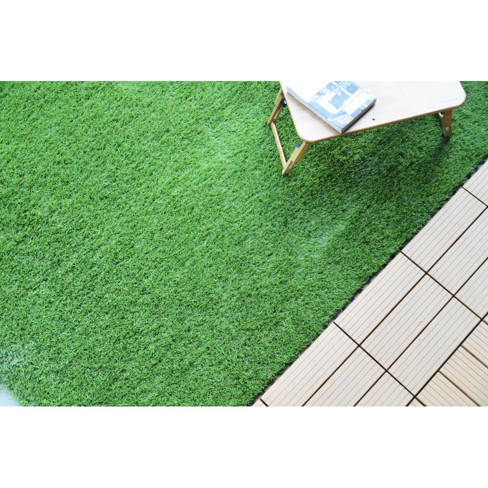 Amazon | 人工芝ロール2 m×10 m芝丈35 mmピン47万本/㎡高密度42本つき4