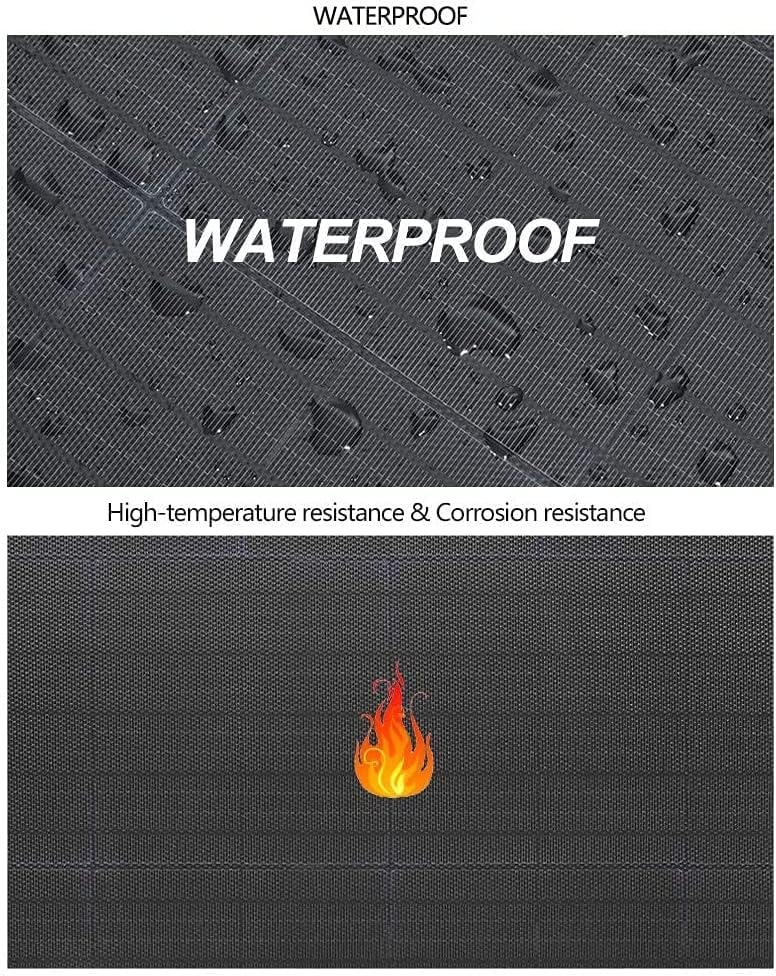 Miniatura 3 de Lensunsolar Panel solar flexible de 35 W de 12 V, 26.4 x 13.8 pulgadas, ETFE negro fino, delgado y semiflexible, células solares PERC mono de alta