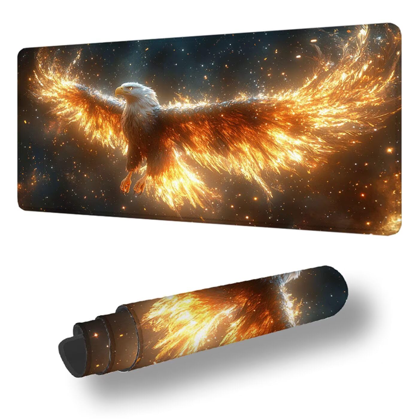 Podkładka pod mysz do gier Zwierząt Podkładka pod mysz XXL 1400 x 600 x 3 MM podkładka pod mysz na biurko Podkładka pod mysz z antypoślizgową gumową podstawą Wodoodporna zszyte krawędzie, do biura i