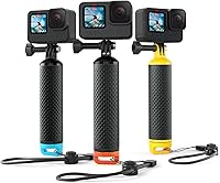Vista 9 de Mango Flotante Grip Floaty Stick Accesorio Impermeable Compatible con GoPro Hero 13, 12, 11, 10, 9, 8, 7, 6, 5, 4, Session, 3+, 3, Hero(2018), Max