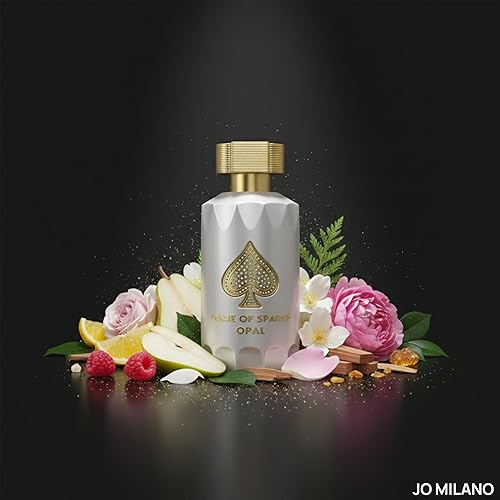 Miniatura 3 de Jo Milano Game of Spades Opal Parfum Spray  3.4 oz (3.4 fl oz)  Rosa, Madera Oud, picante y aroma cítrico  Fragancia de larga duración para hombres