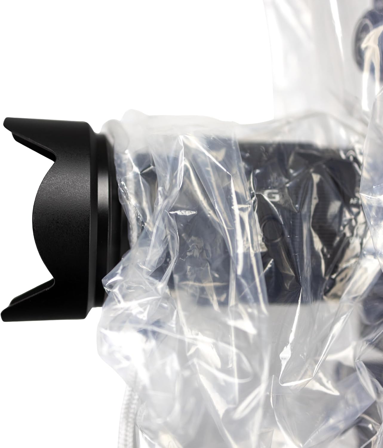 OP/TECH USA Rainsleeve Camera Cover - Clear Rain & Dust Sleeve for Shooting Photos & Video, with Viewfinder Access - Camera Rain Cover, Flash, 2 Pack