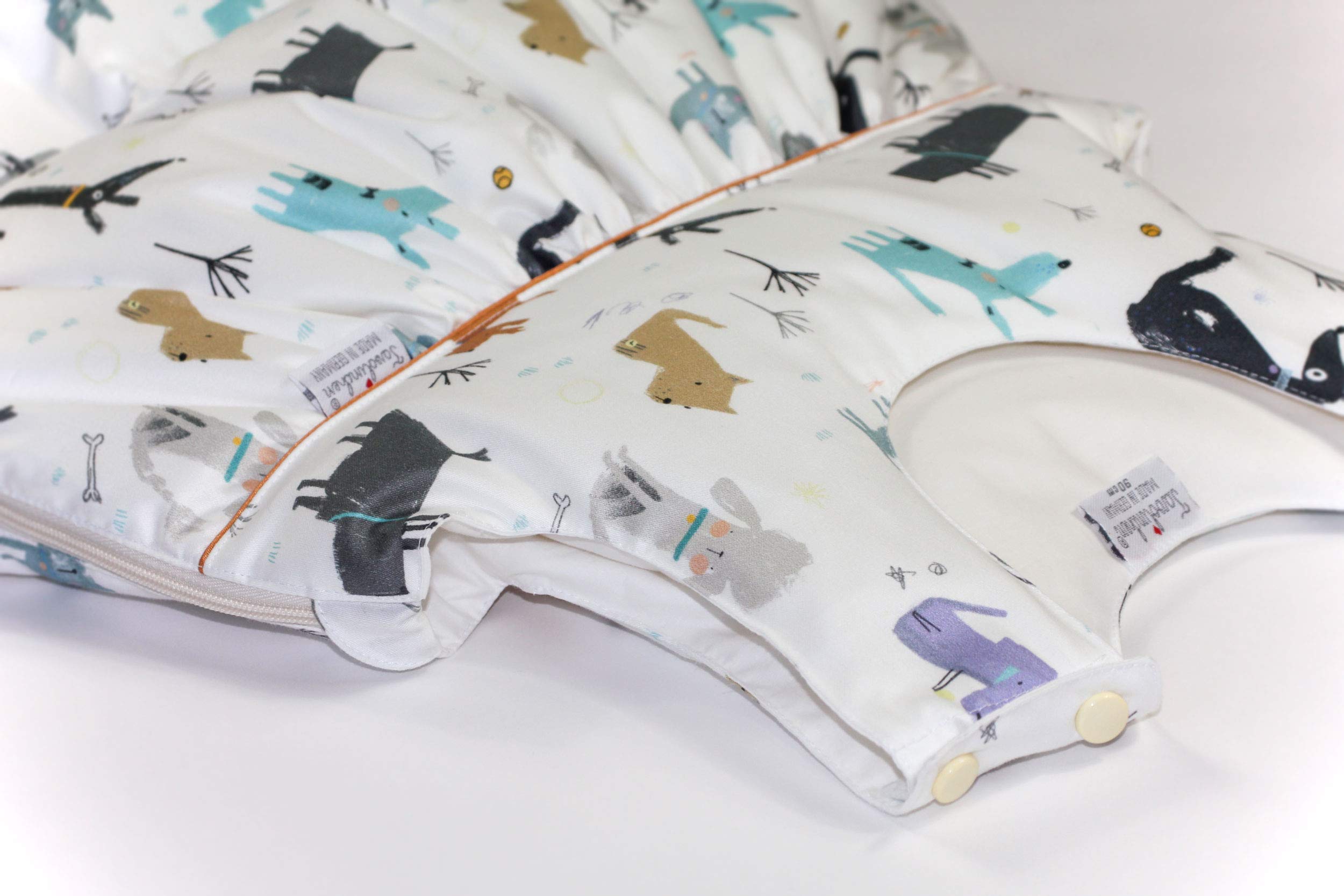 Babyschlafsack Daunenschlafsack "Hund" Kinderschlafsack Ganzjahresschlafsack Winterschlafsack - 90cm