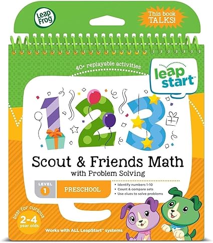 Amazon.com: LeapFrog LeapStart Preschool Activity Book: Scout & Friends ...