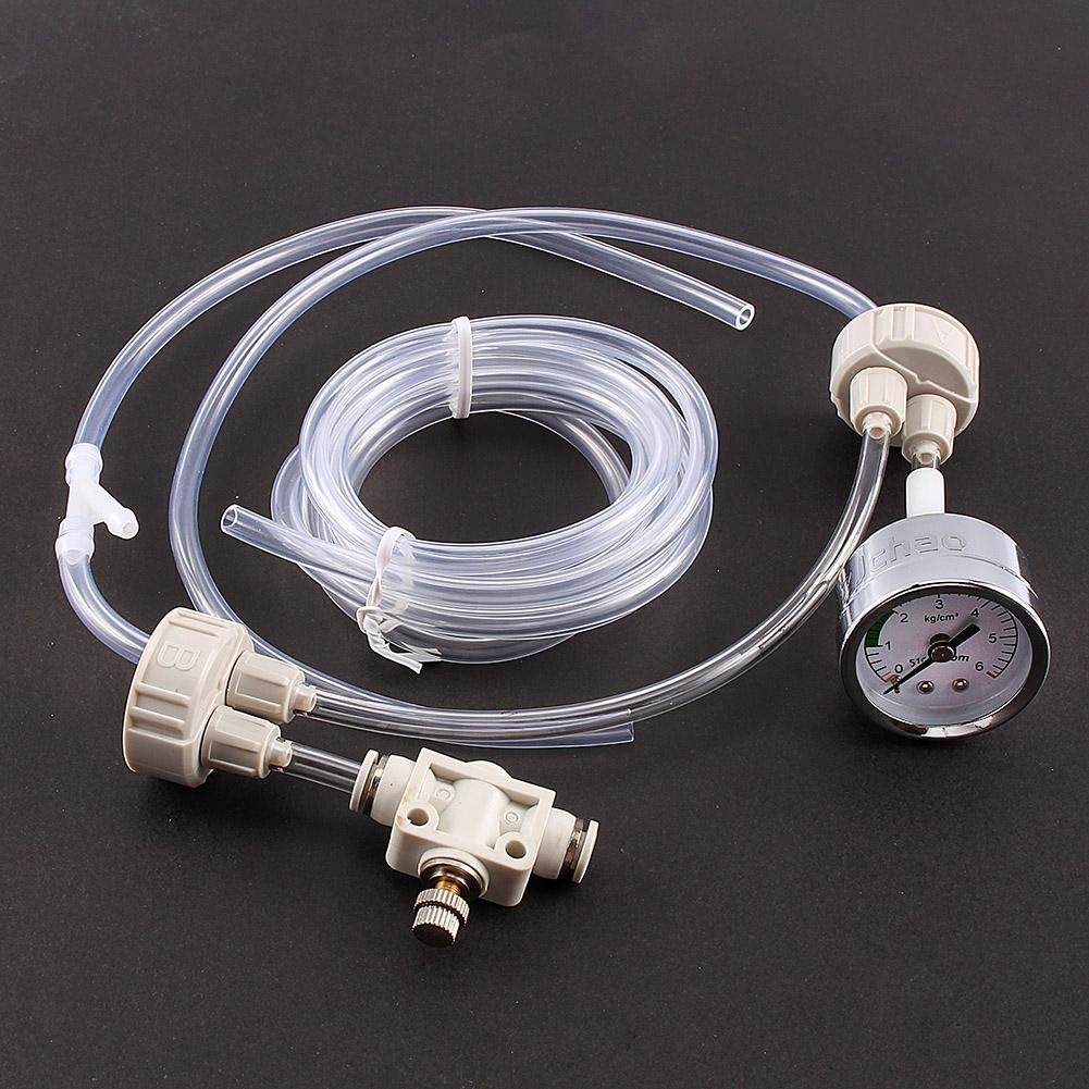 GOTOTOP CO2 Diffuser, DIY CO2 Generator Aquarium Plant System Generator D201 Tube Valve Guage Bottle for Aquarium Moss Plant Tank