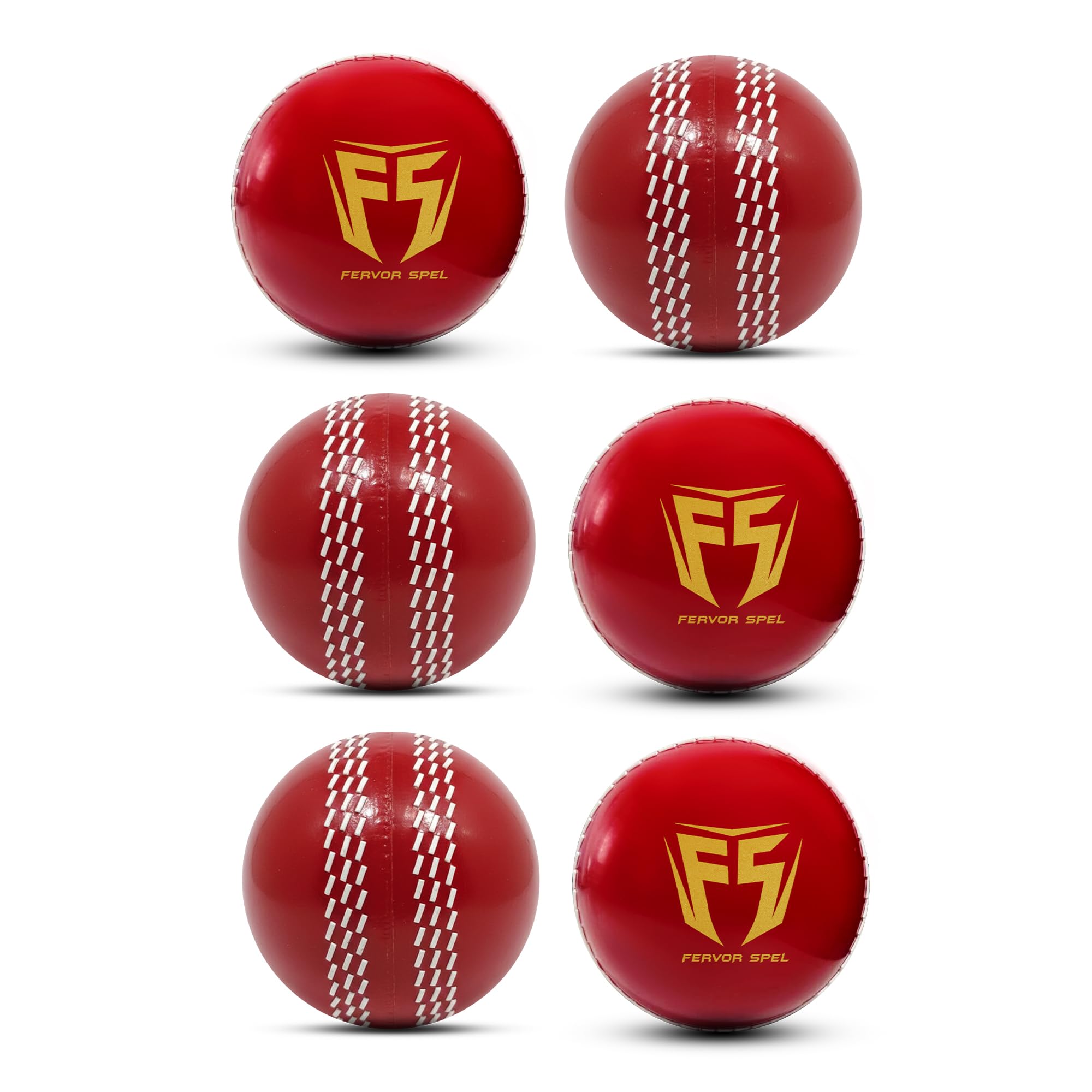 FS I20 Soft Synthetic Cricket Ball Standard - Pack of 6-image-9