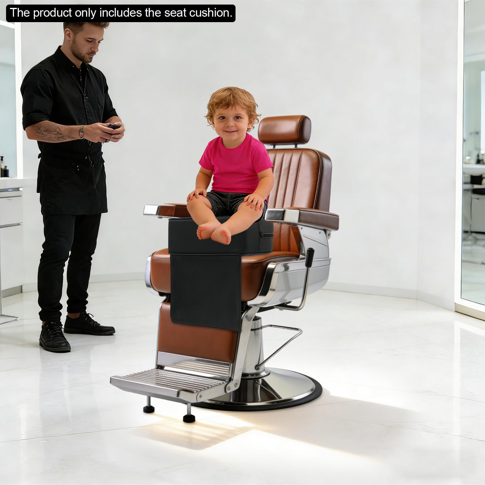 Cuscino per bambini, rialzo per parrucchiere, sedia da parrucchiere