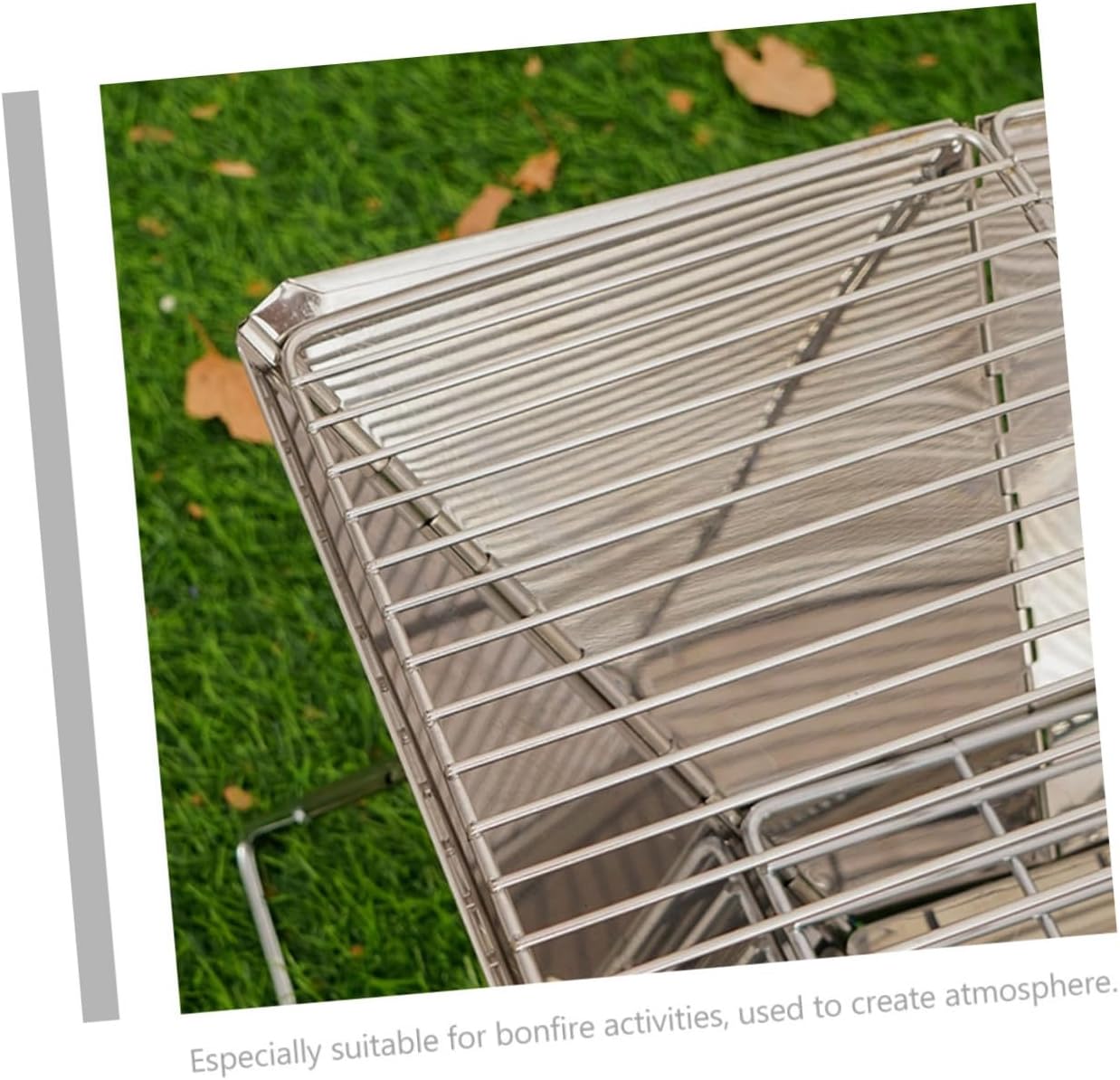 Luxshiny Portable Folding Wear-resistant Camping Barbecue Grill Rack, Professional Outdoor Bbq Grill for Hiking, Tailgating, and Backyard Cooking