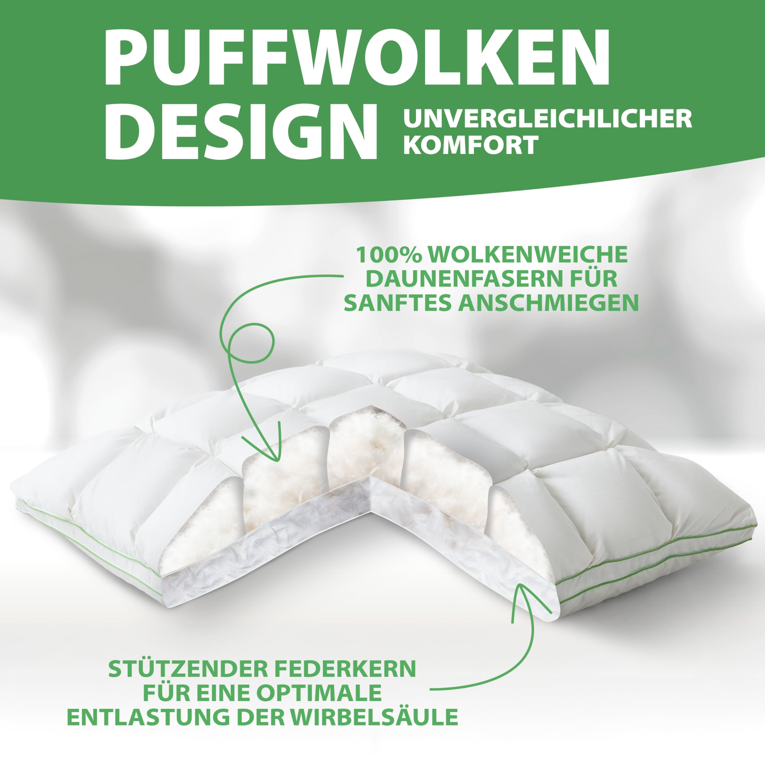 Almohada Microfibra Royal Supreme Welldora Almohada Premium De 50