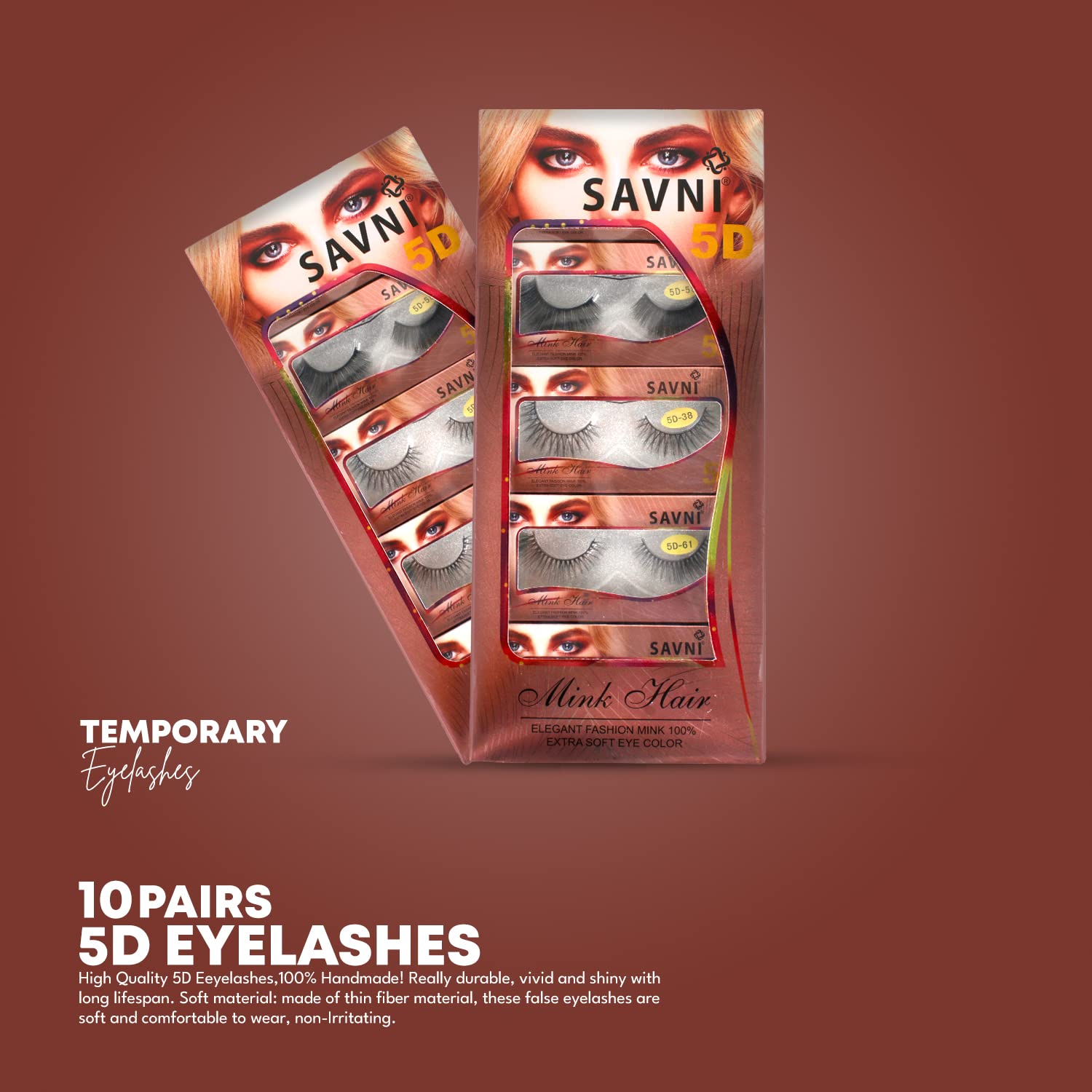 Buy Savni 5D Temporary Original Hair Eyelash Extensions 10 pairs