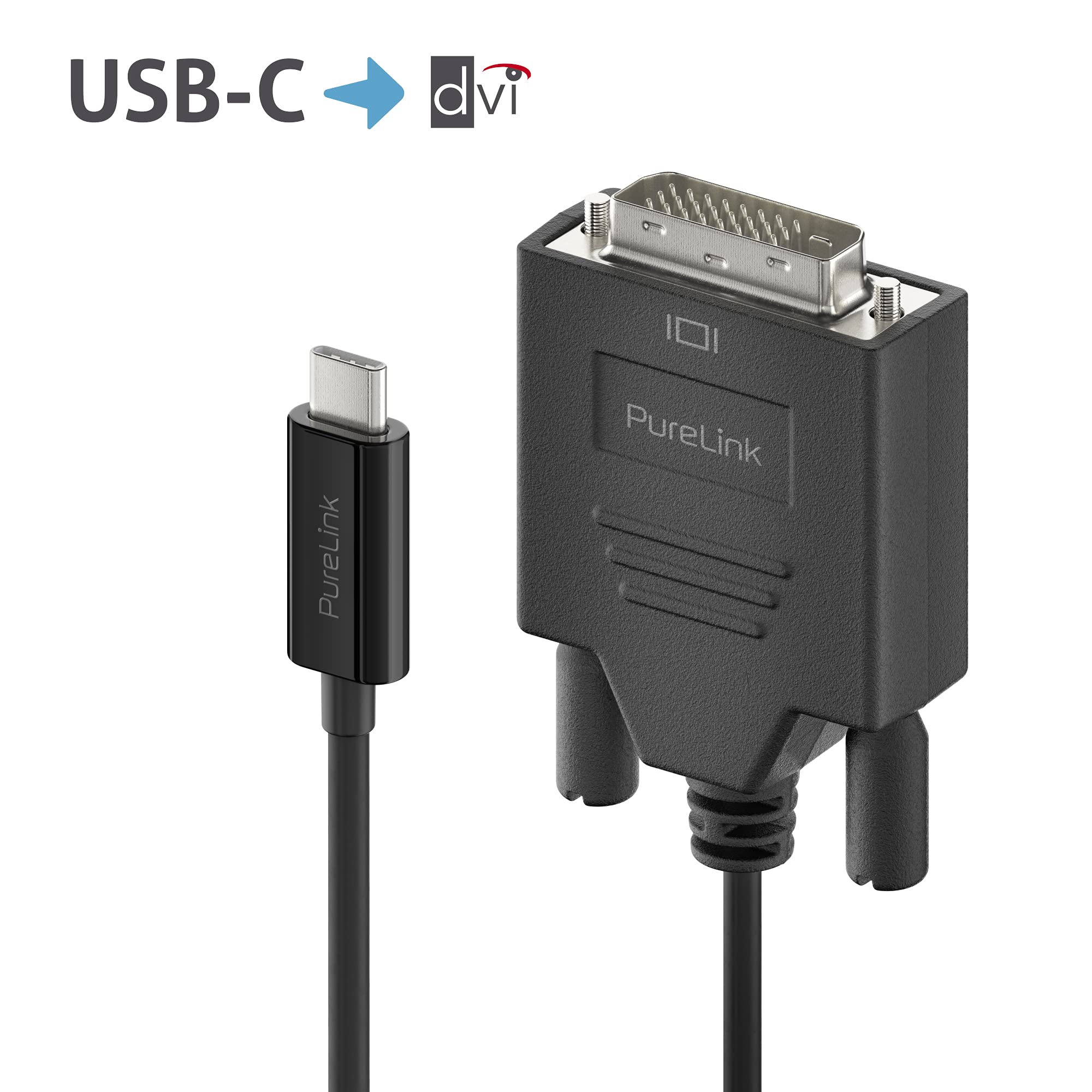 PureLink Kabel Mini DisplayPort na DVI - 1920 x 1200 - WUXGA - (DVI-D Single Link) - 4,95 Gbps, 1,50 m, czarny
