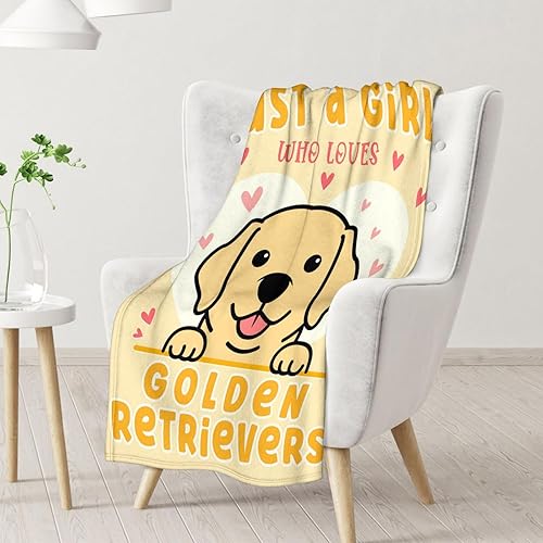 Miniatura 2 de Golden Retriever - Manta de regalo  40 x 50 pulgadas, bonita manta de perro para amantes de los perros, niños, niños y niñas, mantas suaves y