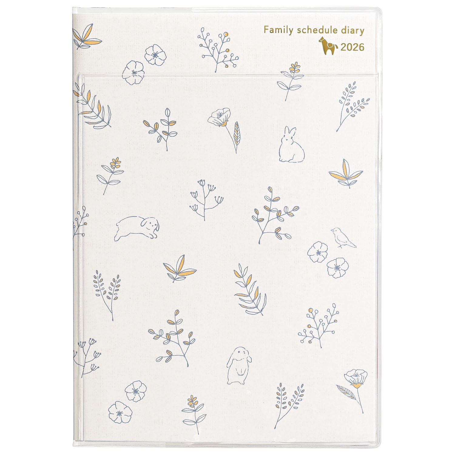 Amazon.co.jp: クツワ 手帳 家族手帳 2026年 B6 マンスリー 月曜始まり