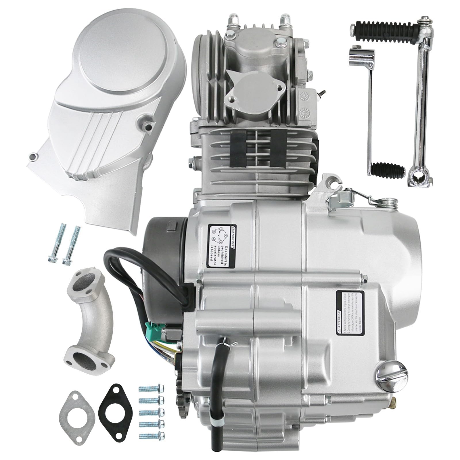 Amazon.com: TDPRO 125cc Engine 4 Stroke Manual Clutch Single