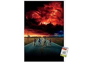 Netflix Stranger Things: Season 2:Official Key Art Wall Poster Set with Push Pins