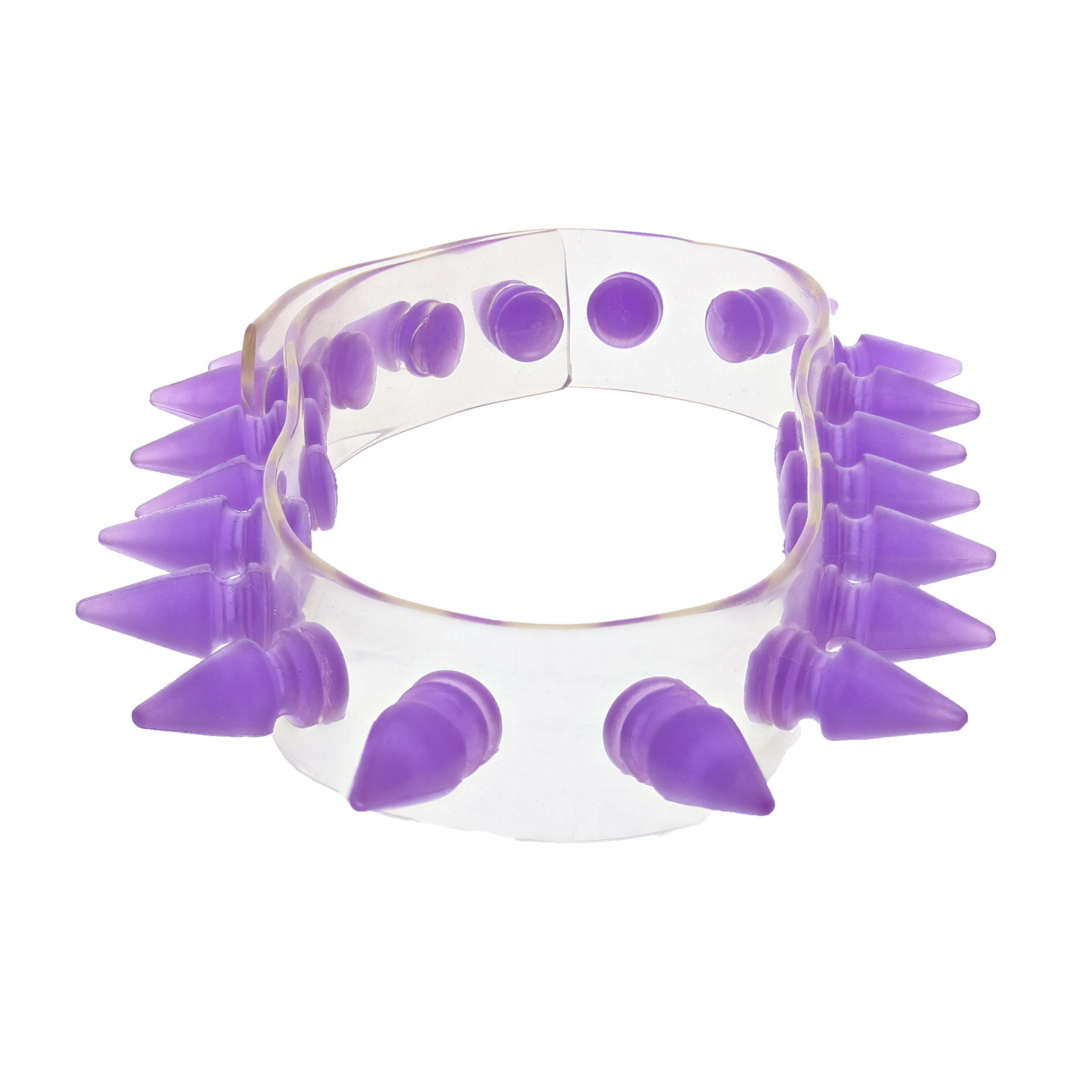 Zac's Alter Ego Bright UV Spike Studded Necklace/Choker - Cool Accessory