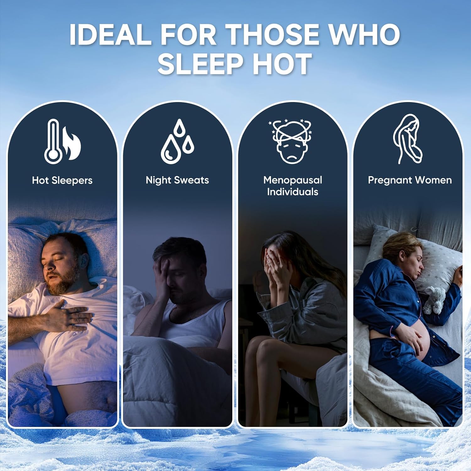 Elegear Revolutionary Cooling Comforter Queen Absorbs Body Heat to Keep Cool, Lightweight Summer Comforter Japanese Arc-Chill Cold Tech, Cooling Blanket for hot Sleeper Hypo-Allergenic Cooling Quilt