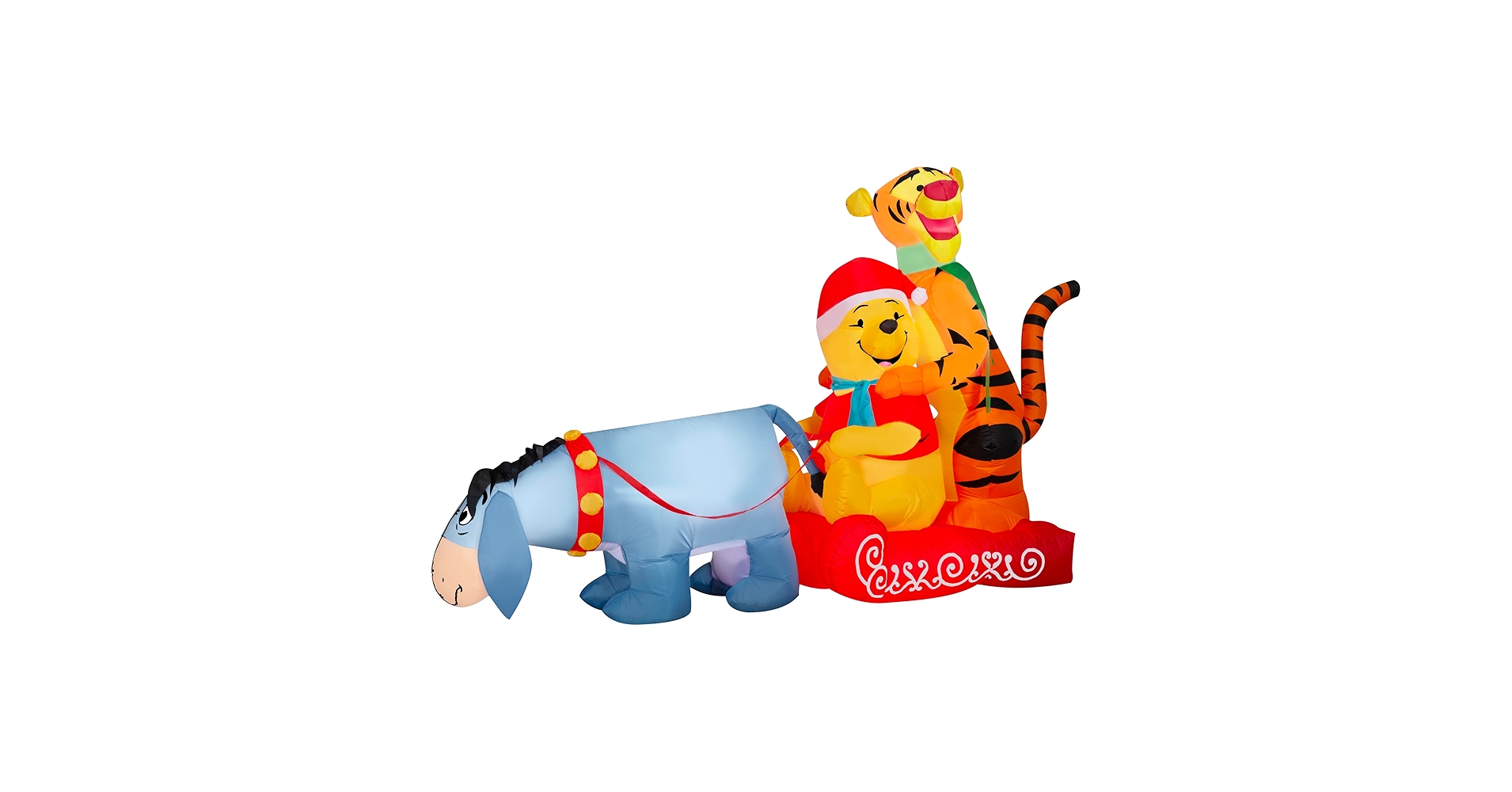 blow light ディズニー Winnie the Pooh イルミ レア Disney 3.5 ft. LED Waving Winnie the Pooh with Santa Hat