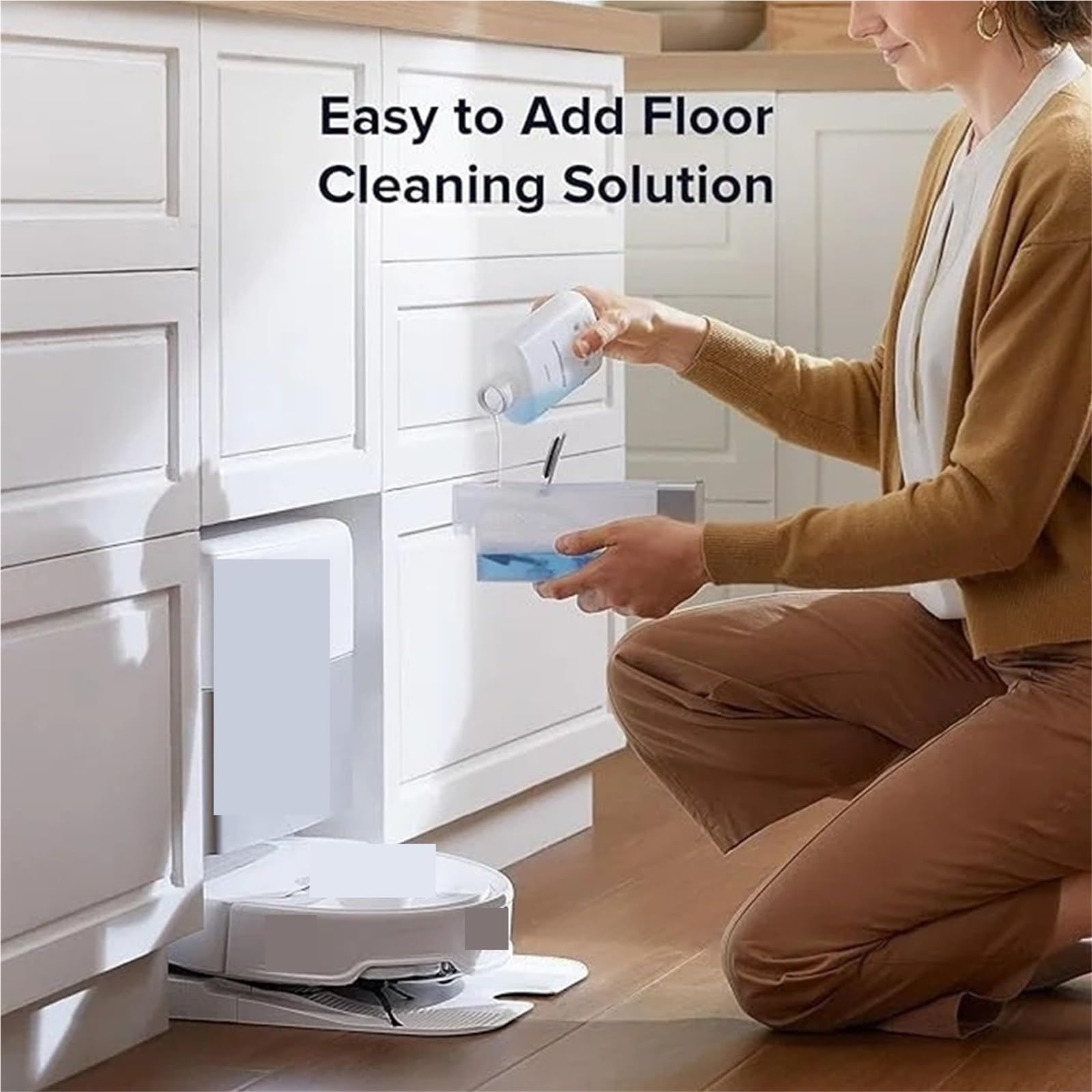 1L Multi-Surface-Bodenreiniger, Reinigungslösungsersatz, Kompatibel Mit Roborock S7 Max Ultra / S8 Pro Ultra / Q7-Serie(3-packy)