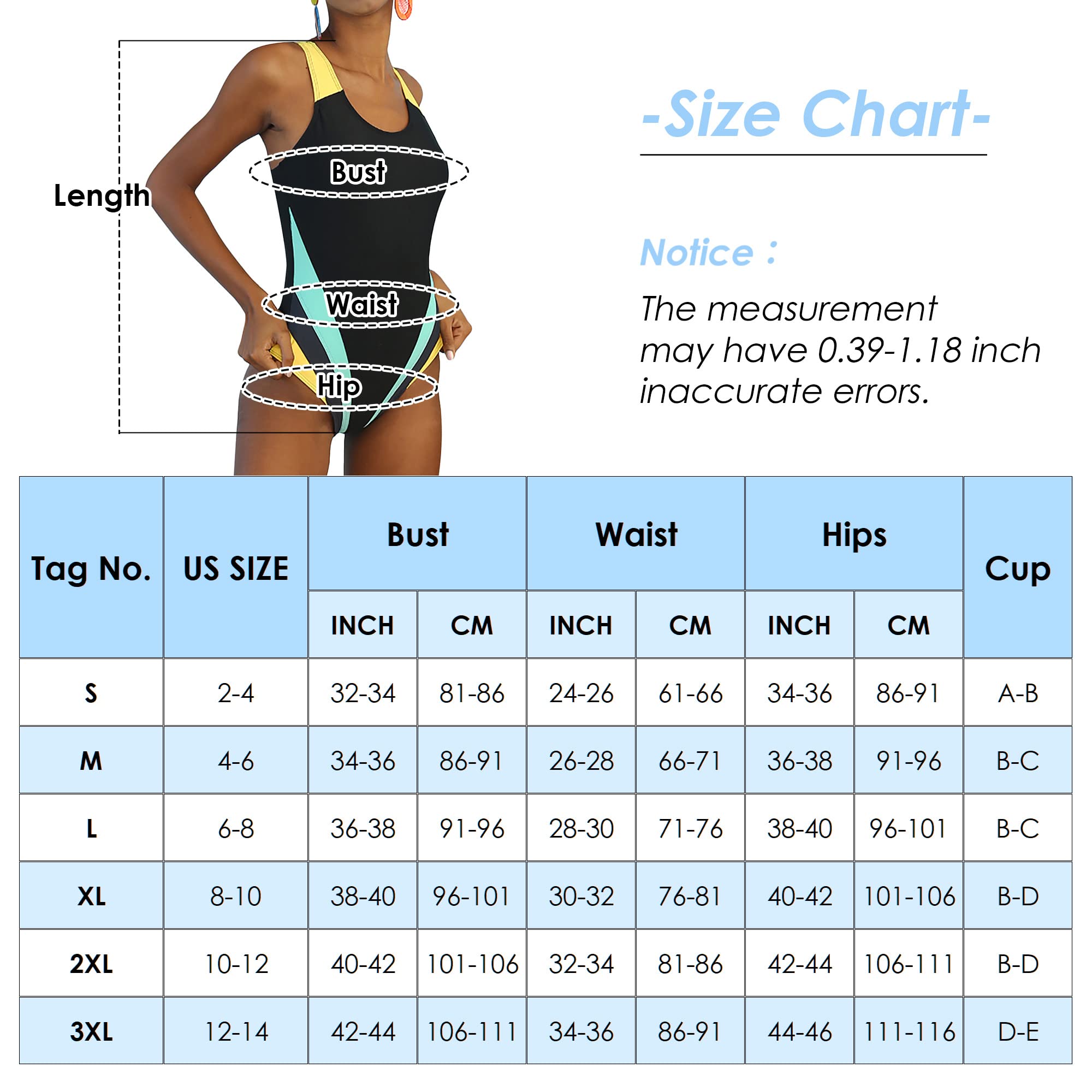 Femme Maillot de Bain 1 Pièce Femme Maillots Une Pièce de Compétition Monokini Sexy Maillot Sports Nautiques
