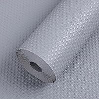 Vista 1 de Revestimientos de estantes para gabinetes de cocina Impermeables: Forro de cajón de 10 pulgadas de ancho gris claro - 10 pulgadas × 33 pies Papel