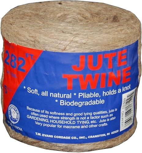 T.W Evans Cordage 13-609 6 Poly 28 Yute Twine Tubo de 231 pies