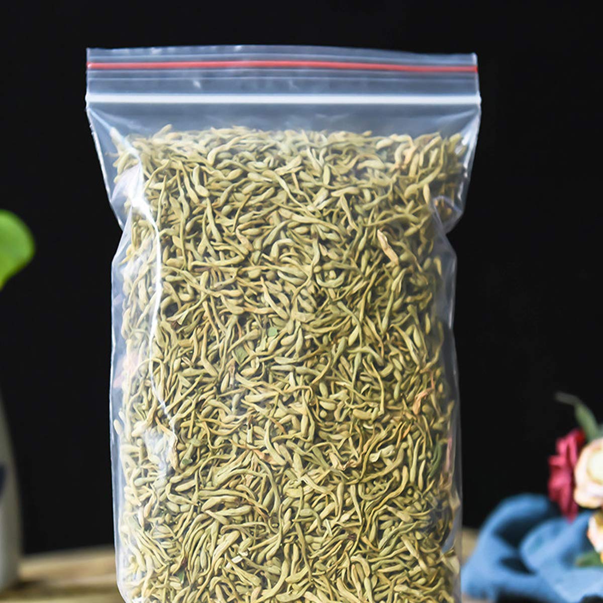 Té de Hierbas Chino de Madreselva - Perfumado, Grado Superior, Flores, Comida Verde Saludable para el Cuidado de la Salud (500)