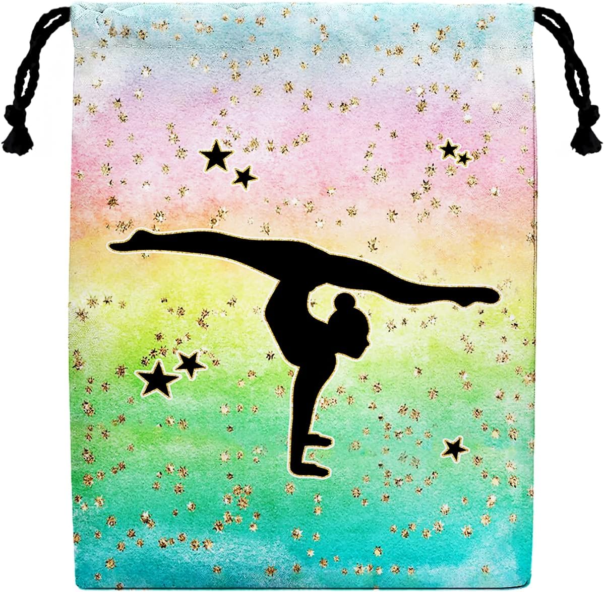 YIANMOLEV Gymnastics Grip Bags Drawstring Gym Bag