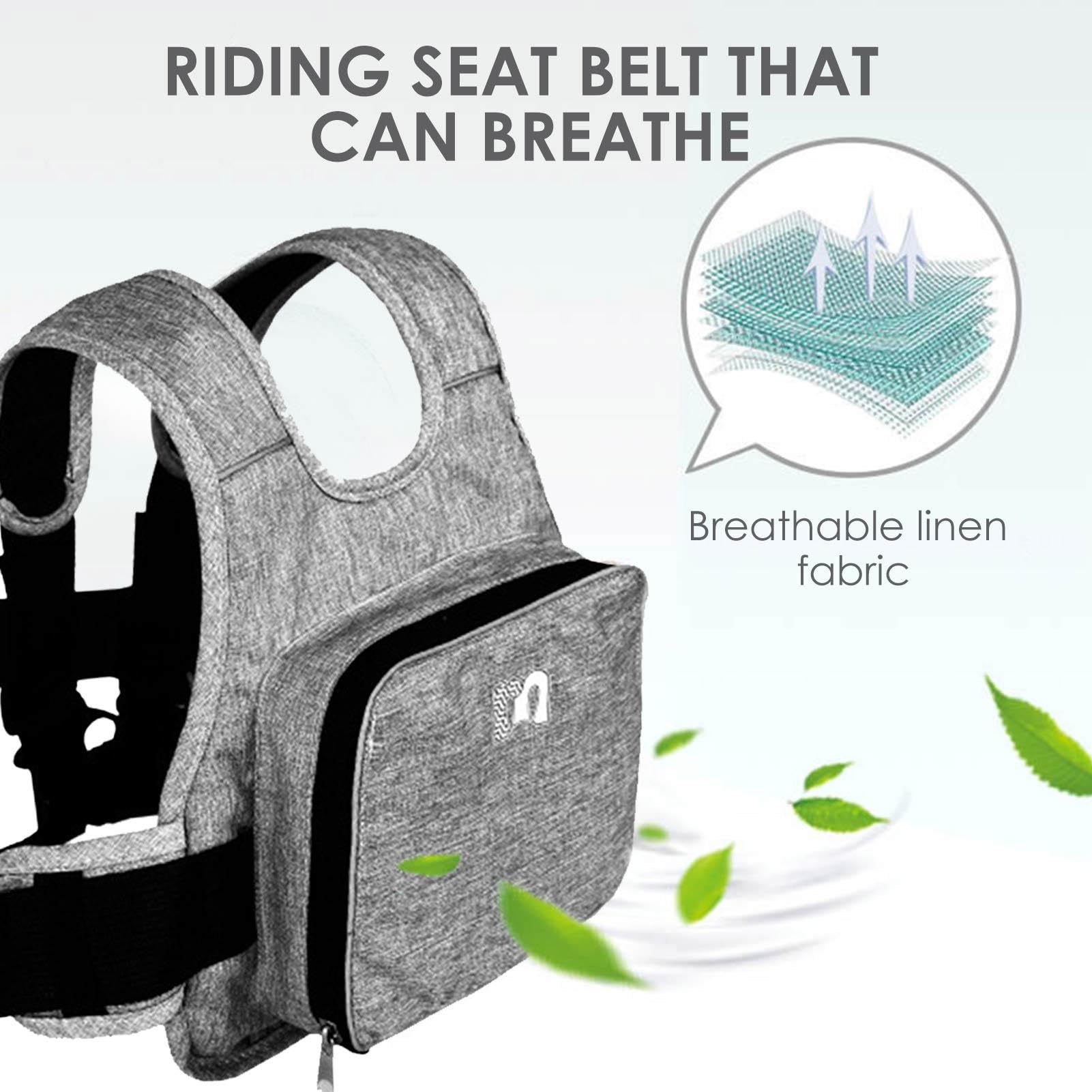 Cintura Di Sicurezza Moto Per Bambini - Imbracatura Regolabile, Nylon Resistente, Per Viaggi In Sicurezza - Foto 8