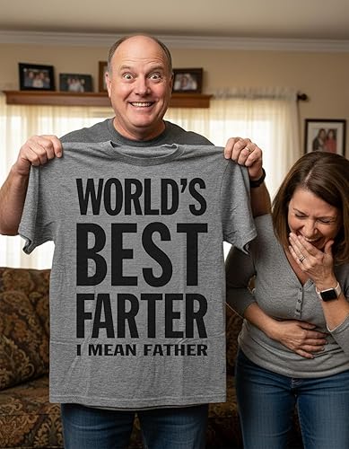 Miniatura 3 de Tstars World Best Farter I Mean Father - Camiseta divertida para hombre A1
