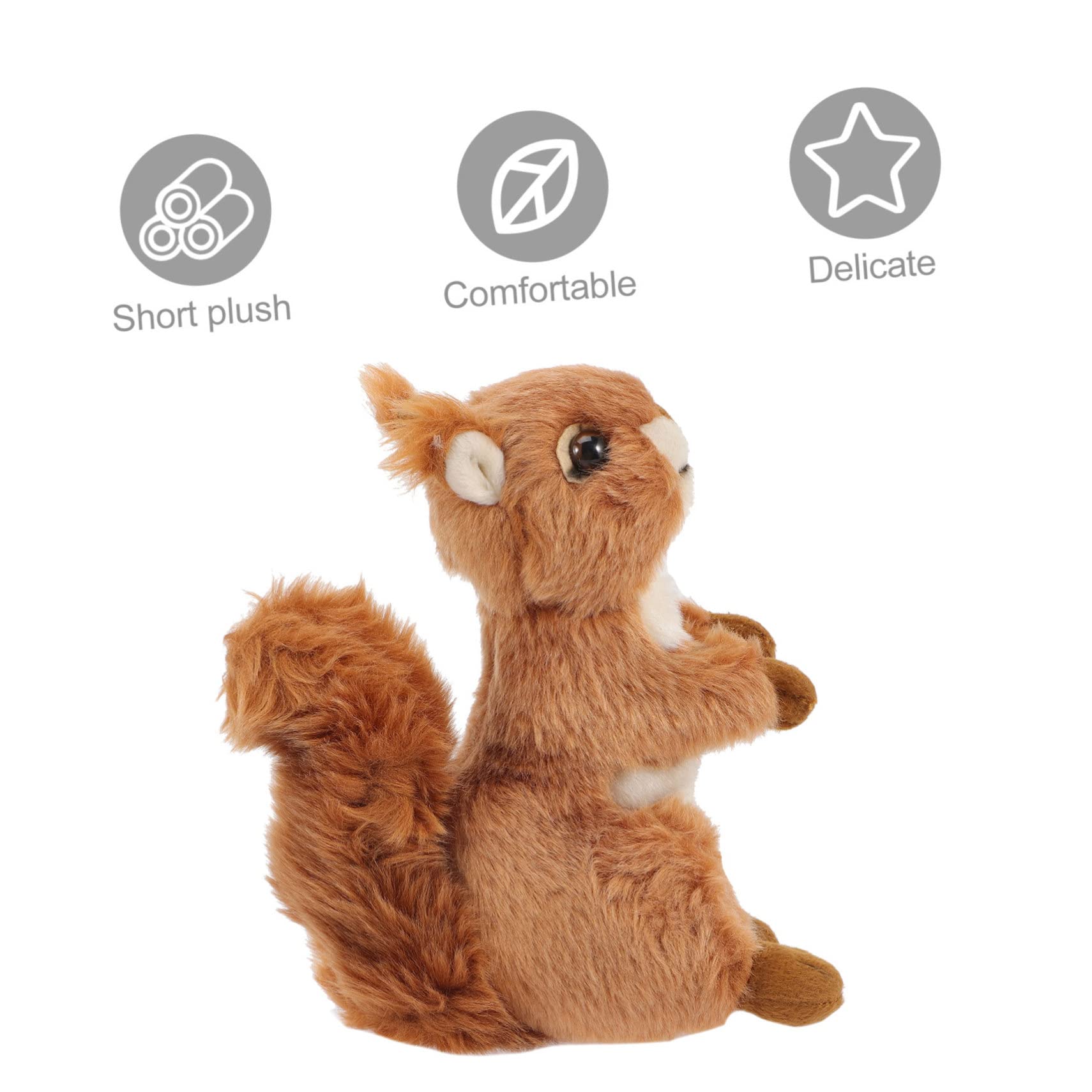 Amazon.co.jp: SAFIGLE リスのおもちゃ ぬいぐるみリス リス