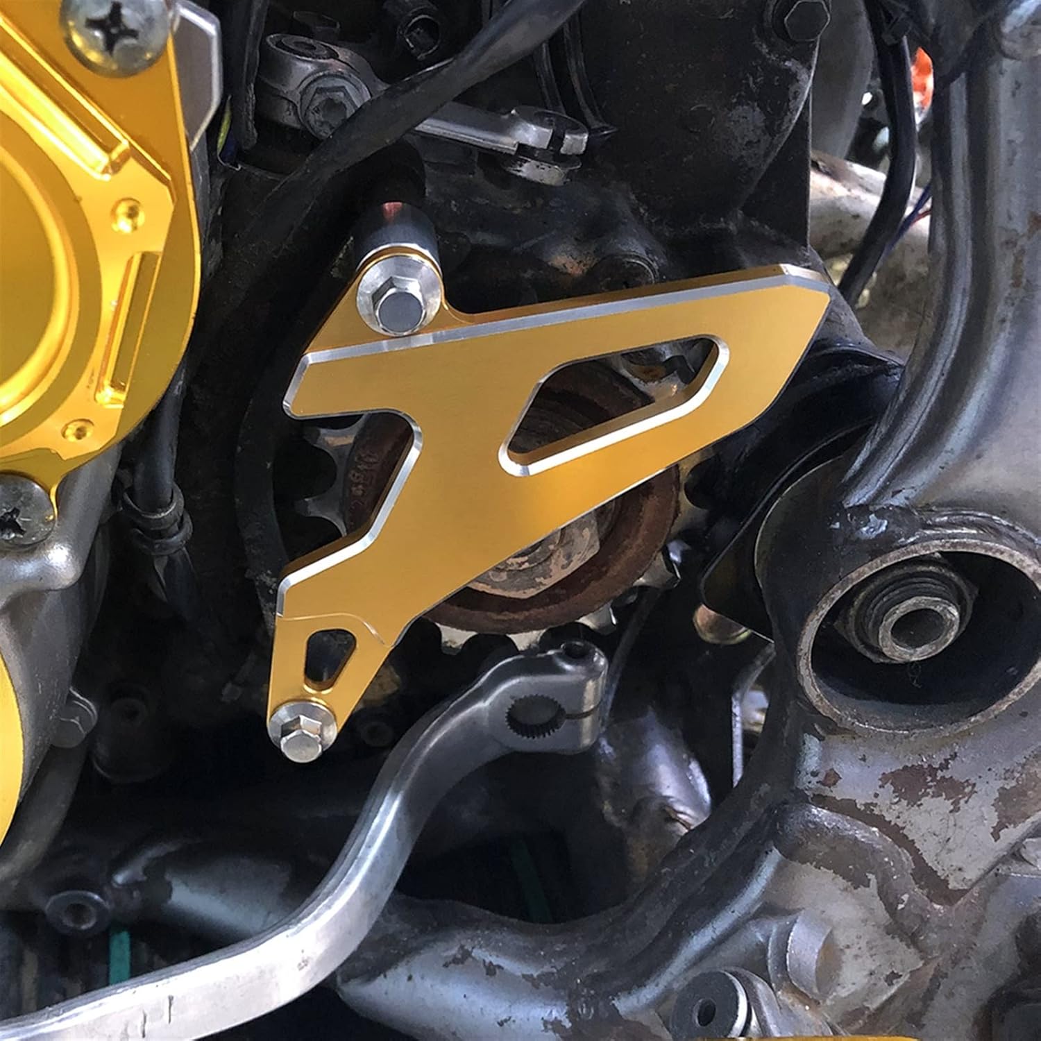 Motorcycle Sprocket Cover Chain Guard Protector Cover for Suzuki DRZ400S DRZ400SM for DR-Z for DRZ 400 S 400SM 400 SM 2000-2022 Front Brake Disc