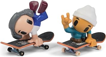 Tech Deck Sk8 Crew, 2’ pack finger skateboards with auxiliary figures, customizable mini skateboards, ages 5 and up (various)