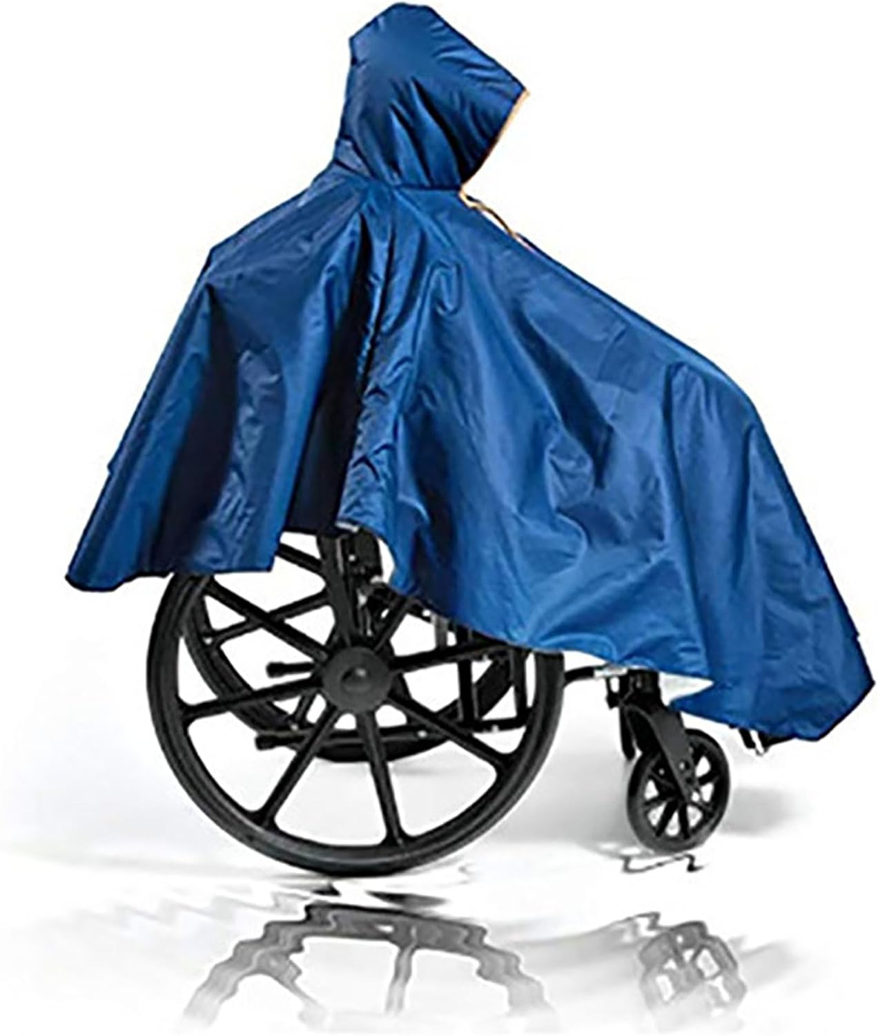 Waterproof Wheelchair Poncho, Windproof Rain cover adults Mobility Scooter Poncho Cape