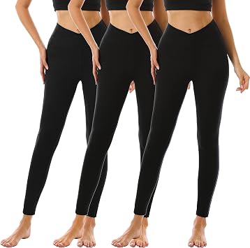 Amazon.com: Womens Leggings- Crossover 