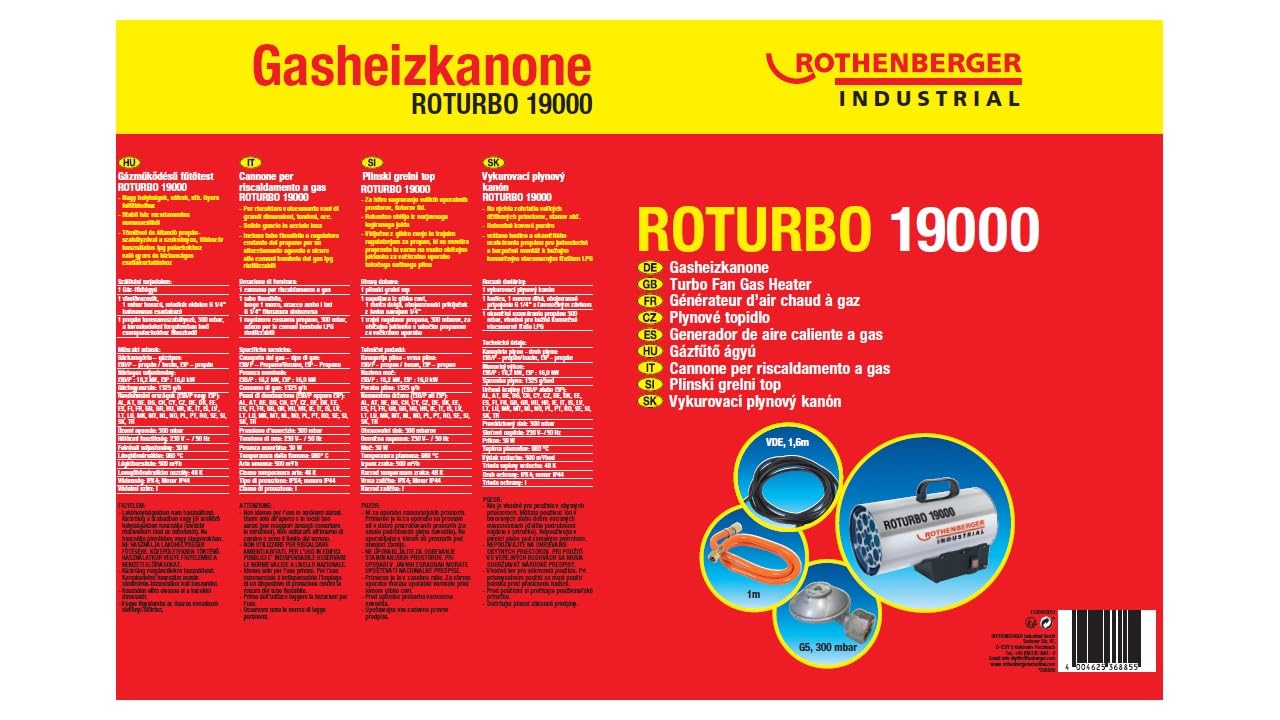 RoTurbo 19000 - Calentador Gas
