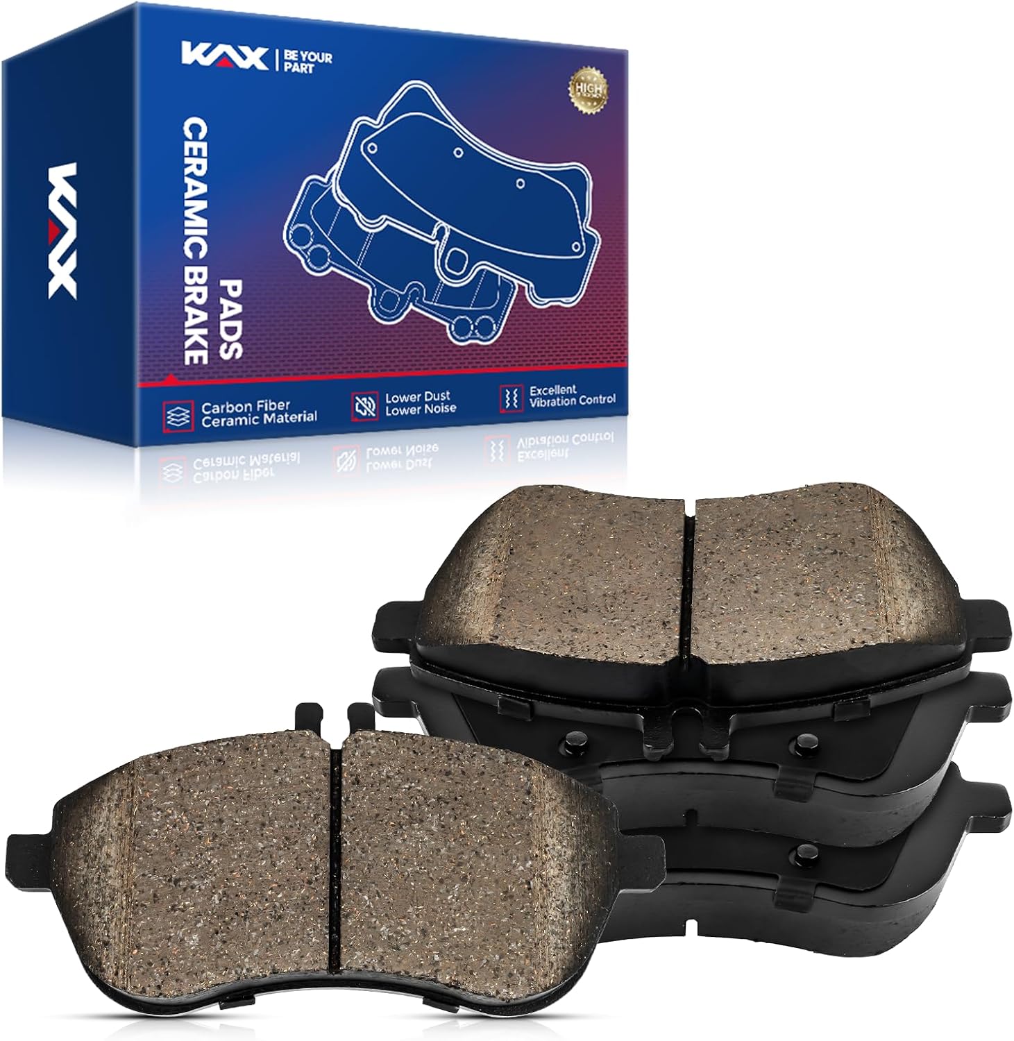 KAX Ceramic Front Brake Pads (D1340)