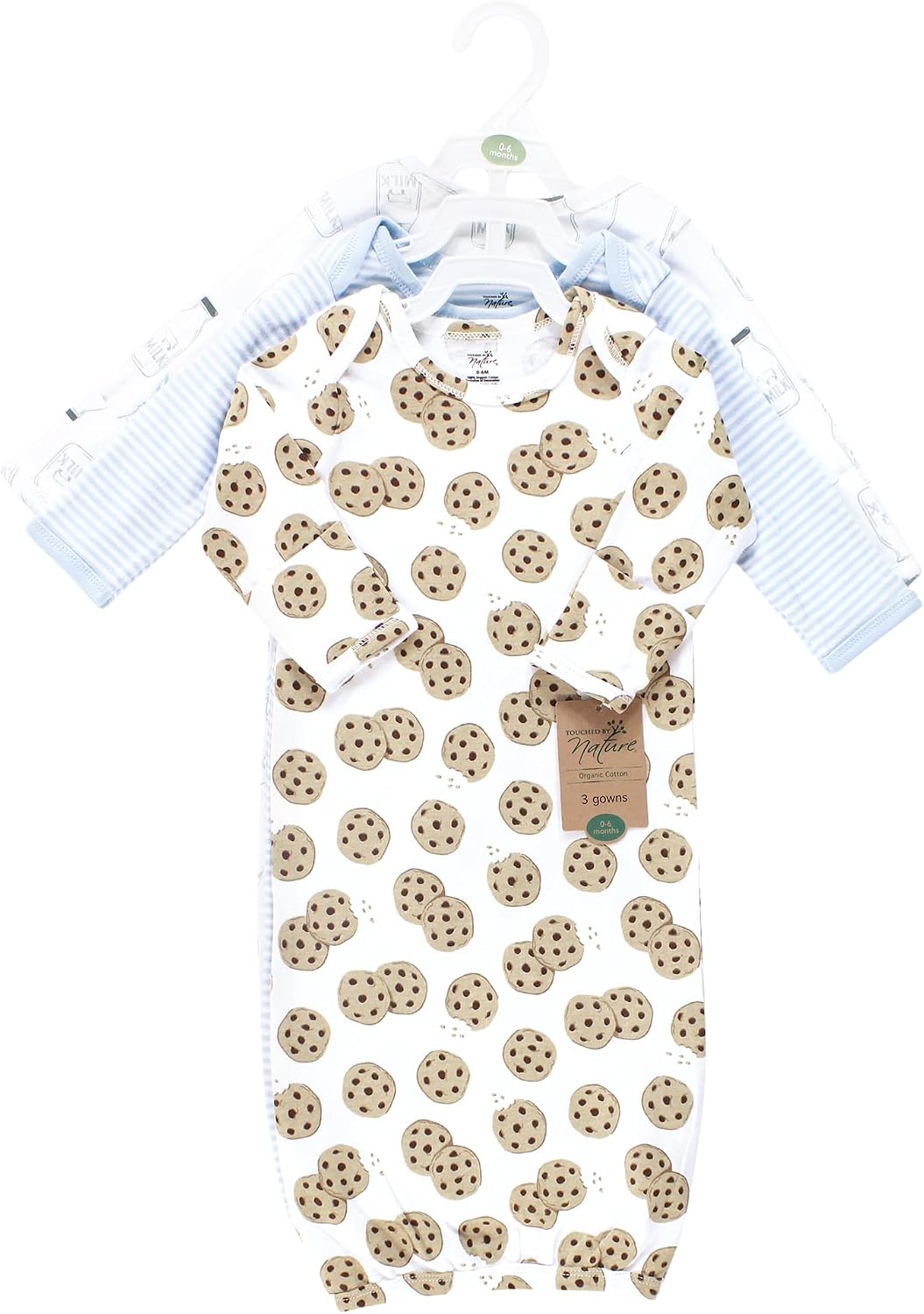 Touched by Nature Unisex Baby Organic Cotton Gowns