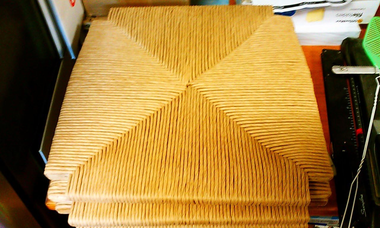 Fibre Rush 6/32 in a 2 Pound Coil (280 Feet) Kraft Brown Fiber Rush Ladderback Chairs Seating Material (6/32 (280'))
