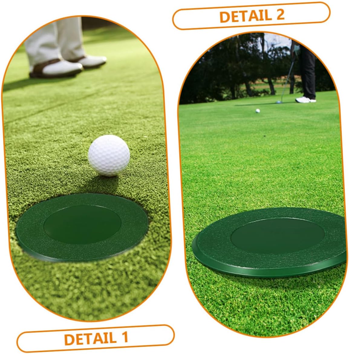 Golf Cup Cover Plastic Hole Cover for Golf Training Lightweight Portable Golfing Tool for Practice Putting