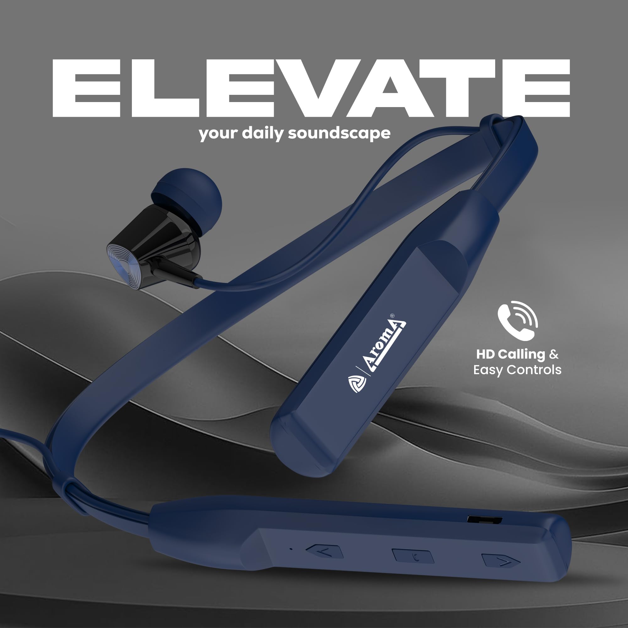 AROMA NB119 Giga Neckband Bluetooth — Amazon image 5