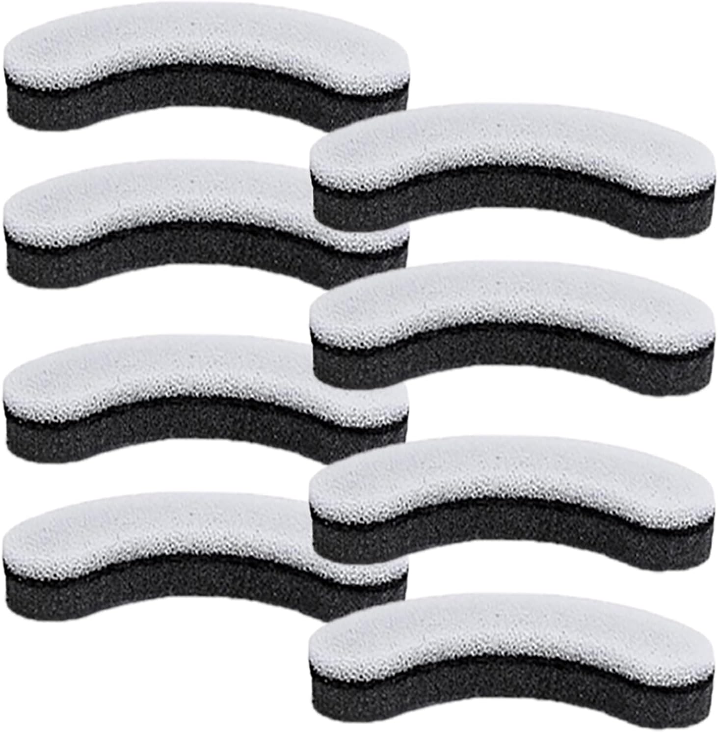 8X WF050 WF100 WF210 Cat Fountain Filter Replacement Arc-Shaped Triple Filtration Cat Water Filter Compatible NPET Automatic Pet Water Fountain