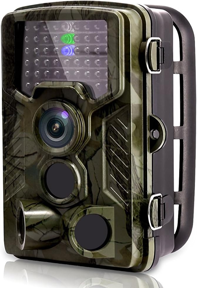 VENLIFE Trail Camera,16MP 1080P 120° PIR Sensor Wildlife Game Hunting Camera 65ft/20m Infrared with Night Vision 46pcs IR LEDs, 0.2s Trigger Time IP56 Waterproof Protected Design