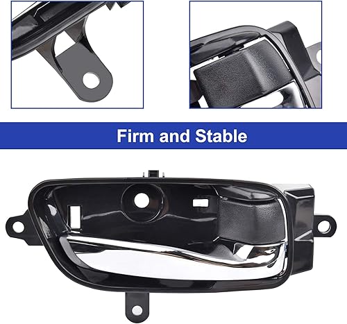 Miniatura 11 de Lado del conductor Interior Manija de la puerta delantera trasera izquierda con kit de reparación para Nissan Altima Pathfinder 2013-2017, Nissan